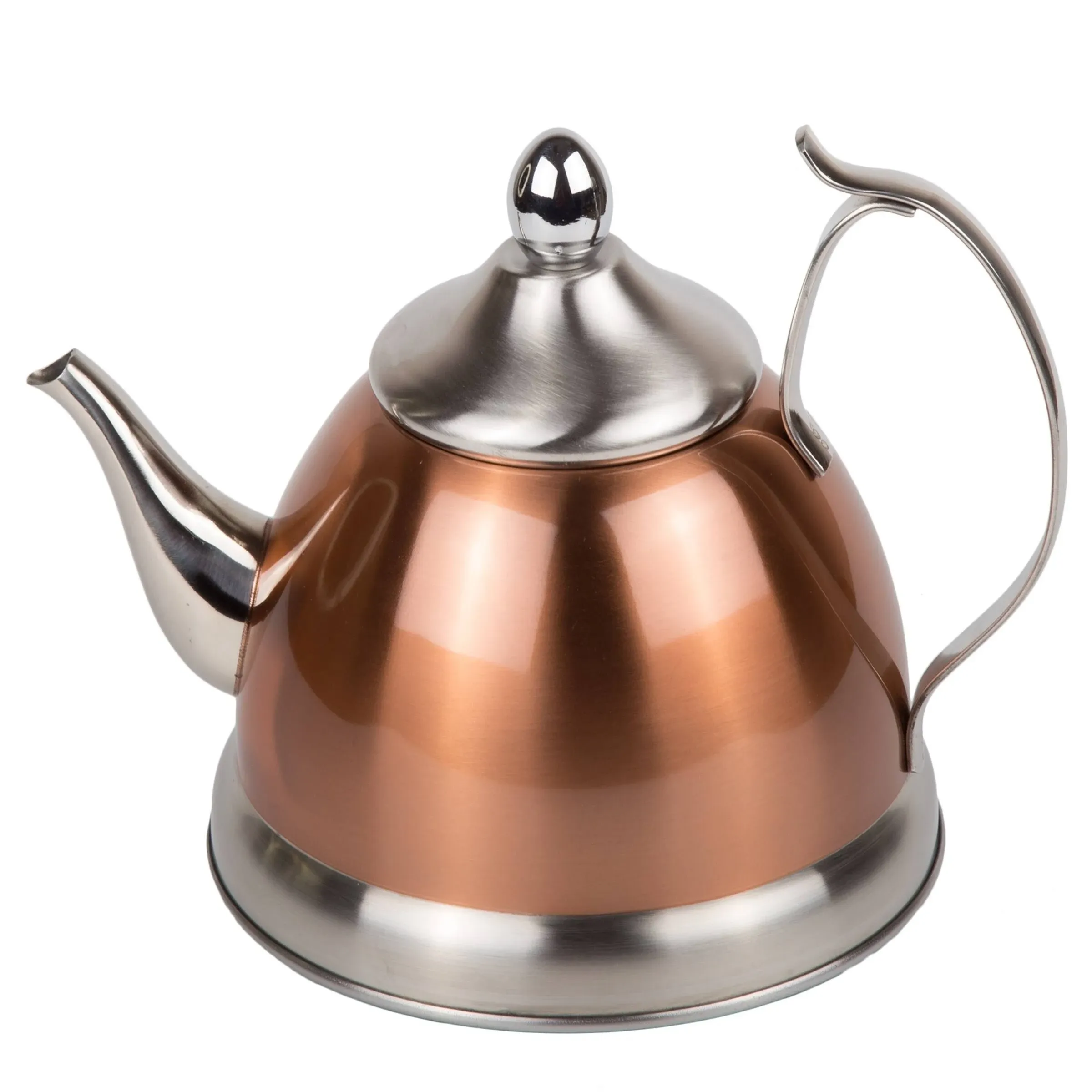 Nobili-Tea 1 Qt/ 32 Ounce Stainless Steel Tea Kettle by Creative Home