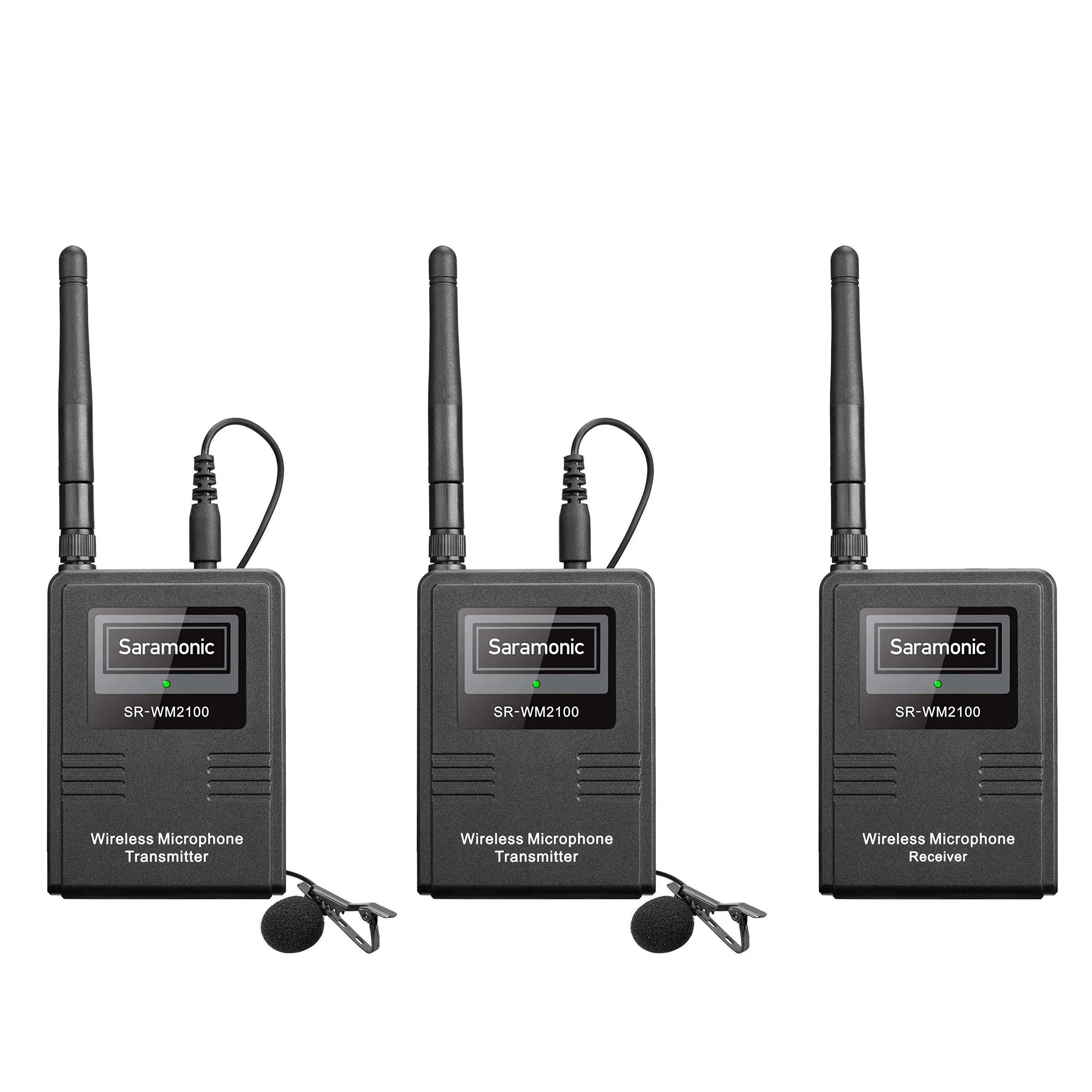 Saramonic SR-WM2100 2.4g Dual Digital Camera-Mount Wireless Lavalier Microphone