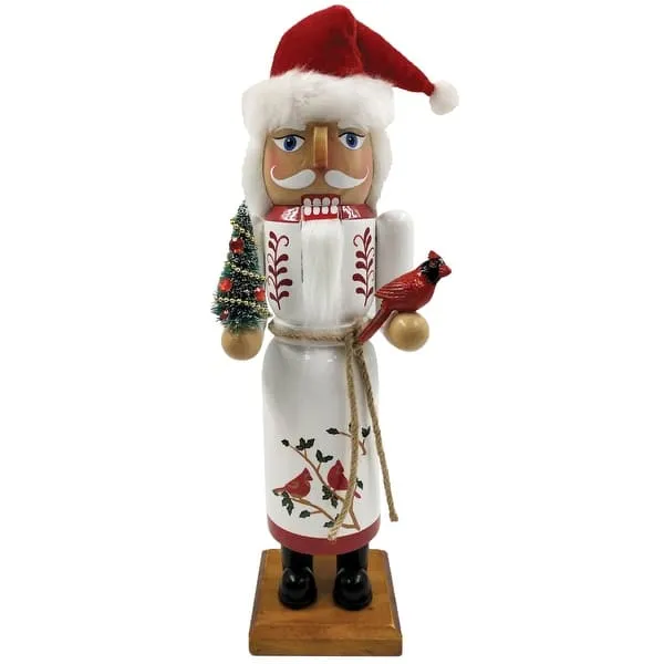 14 inch Cardinal Claus Nutcracker - green - Bed Bath & Beyond - 34661103