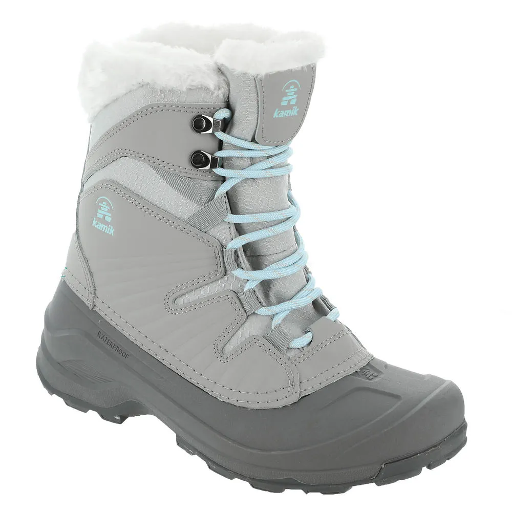 Kamik Iceland F Waterproof Snow boots, Grey, Women&#x27;s 9 M