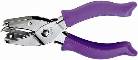 Fiskars 1/16 Inch Hand Punch, Circle, Purple