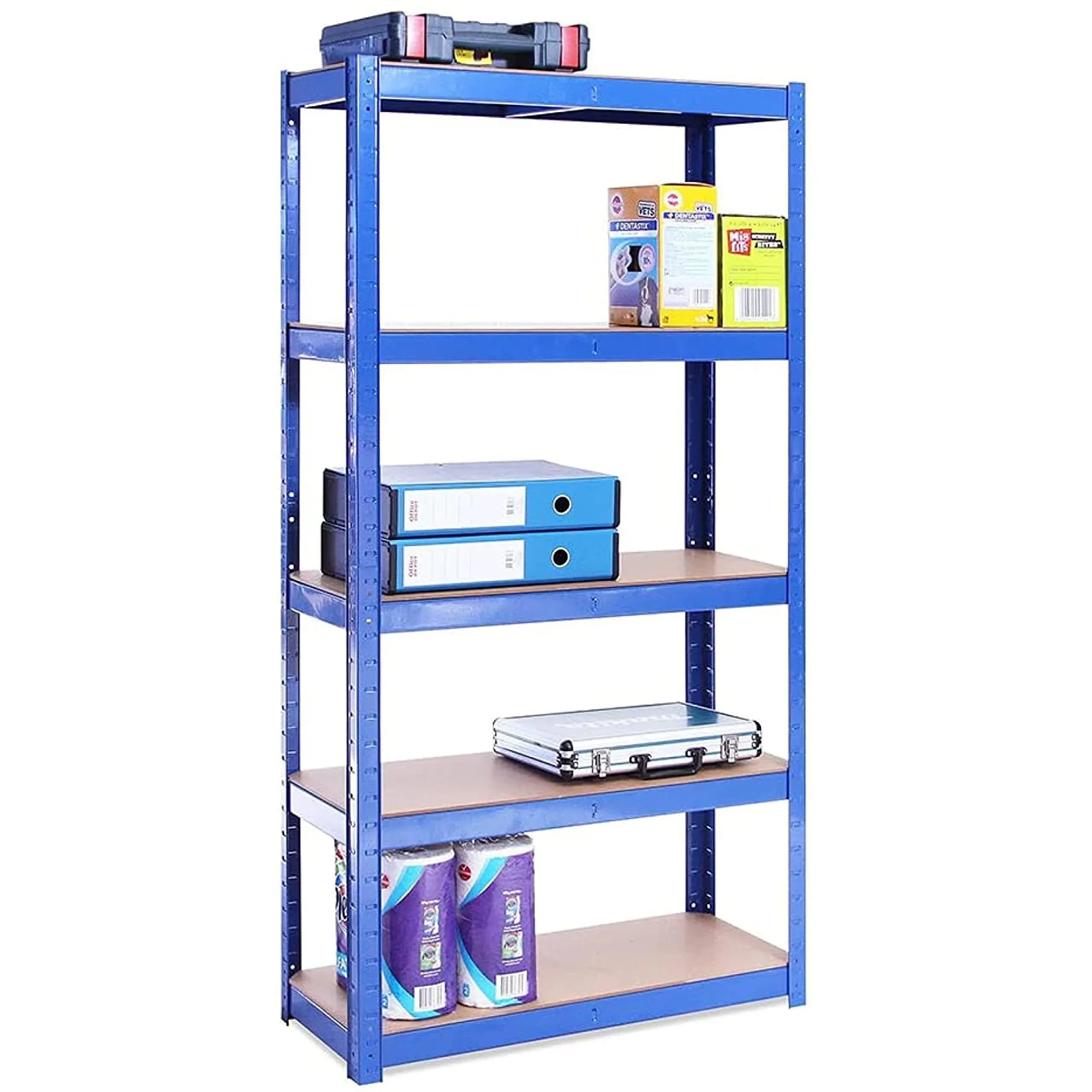 Garage Shelving Units - 60&#034; H x 30&#034; L x 12&#034; W - Heavy Duty Racking - Shelves for