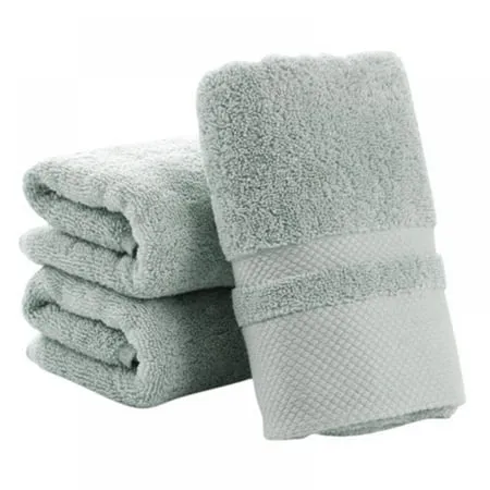 Highly Absorbent 100% Cotton Towels Ultra Soft Towel Hand Bath Thick Towel Bathroom Hand & Face Washcloths