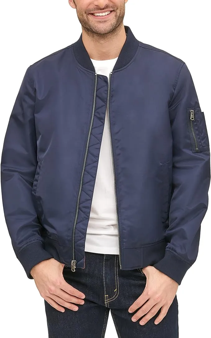 Levi's Men's Flight Satin Unfilled Ma-1 Bomber