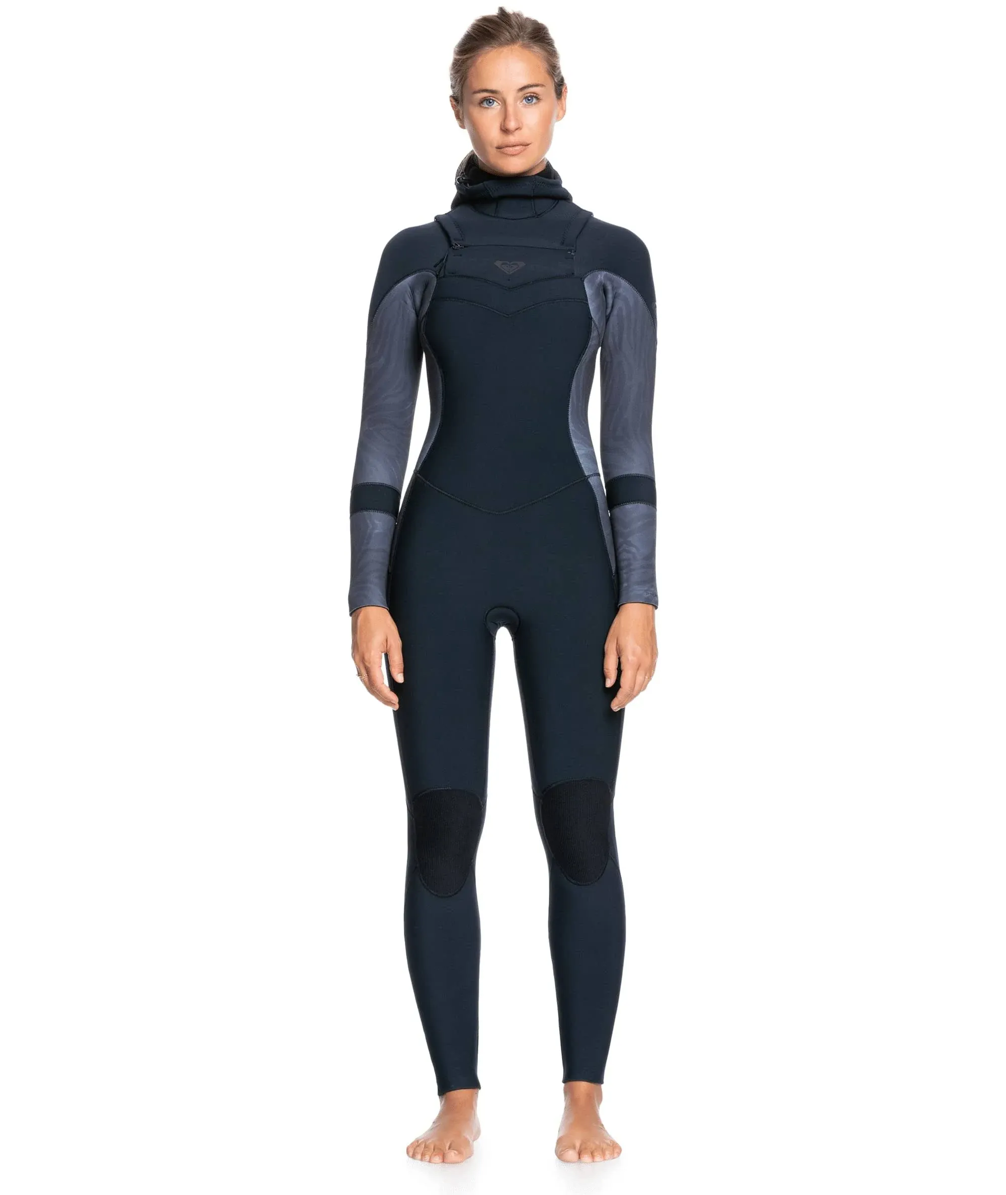 5/4/3mm Syncro GBS Hooded Long Sleeve Fullsuit - Jet/Black