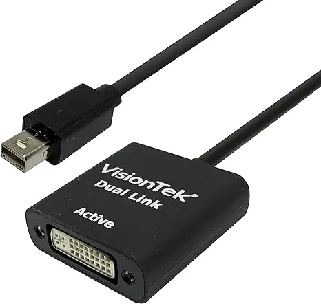 VisionTek Mini DisplayPort to Dual Link DVI-D Active Adapter (M/F) - 900640