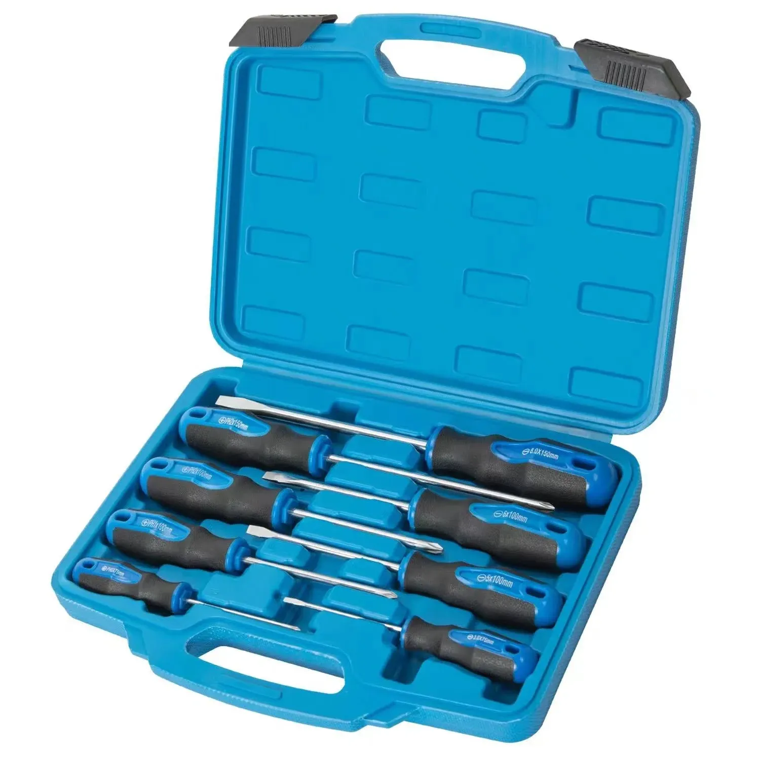 ROTATION 6PCS Magnetic Tip Screwdriver Set, 3 Phillips and 3 Flat, Professional Cushion Grip | 6-Piece Hand Tools Set