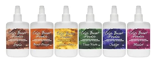 Color Burst Powder - Earth Tones (6 Pack)