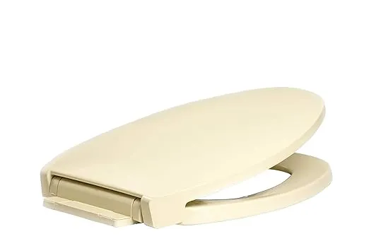 Centoco Elongated Plastic Toilet Seat with Safety Close