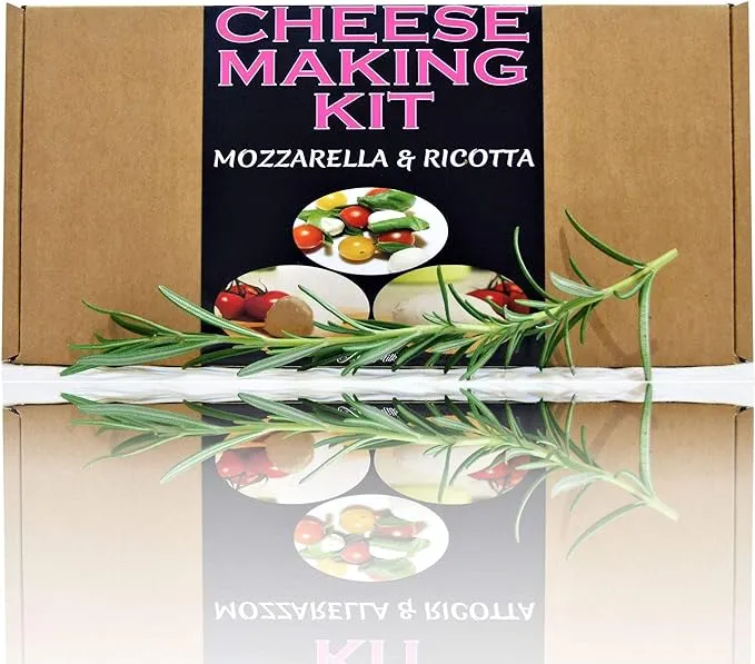 Cheese Making Kit Italian Mozzarella & Ricotta=Great Gift=Make Your Own Italian ...