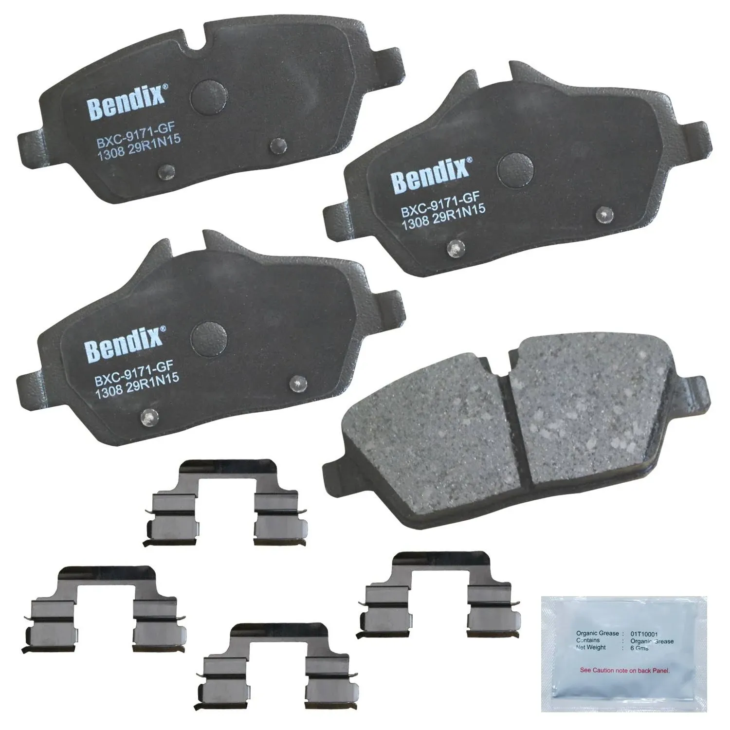 Disc Brake Pad Set-Priority One Ceramic BPR Bendix CFC1308