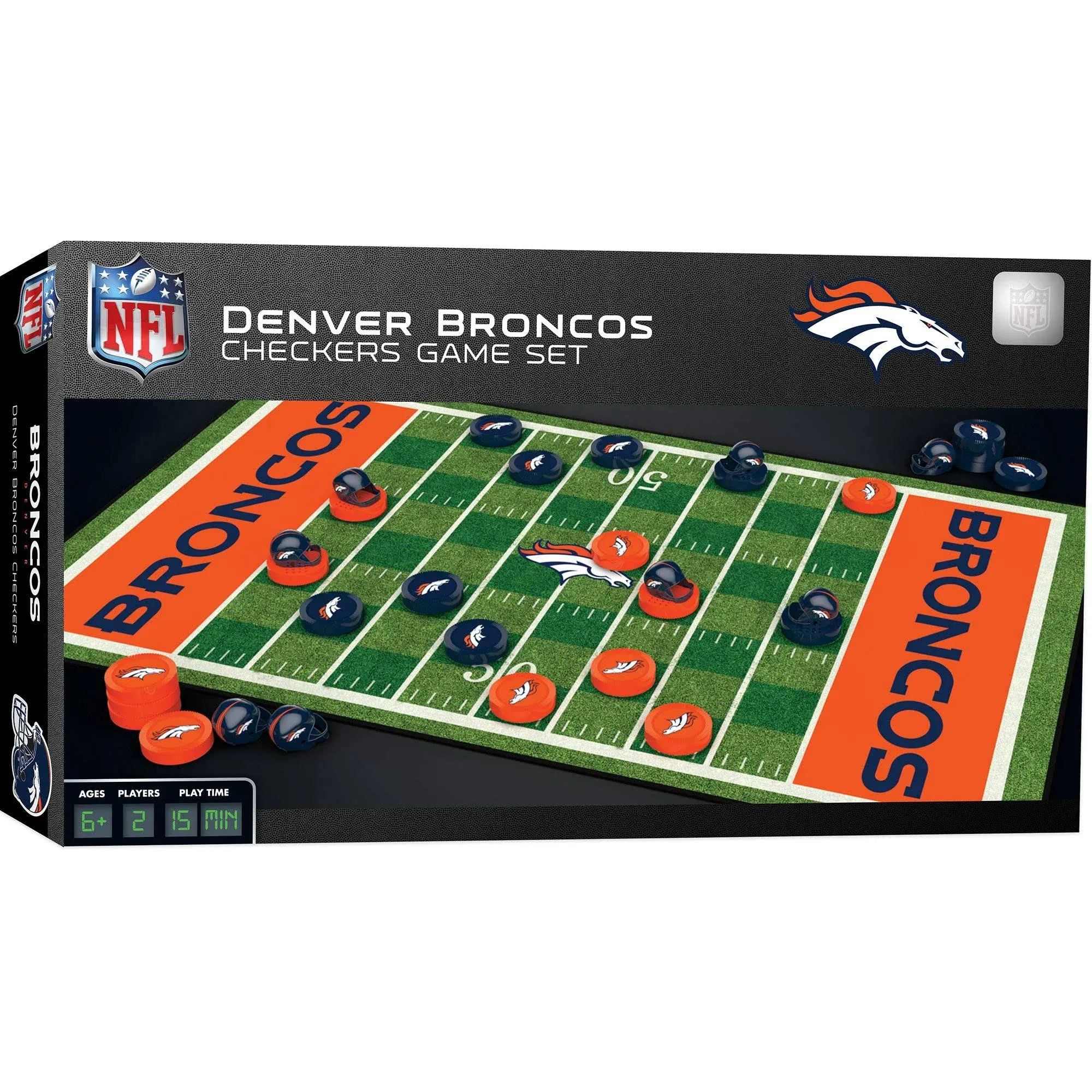 Masterpieces Denver Broncos Checkers