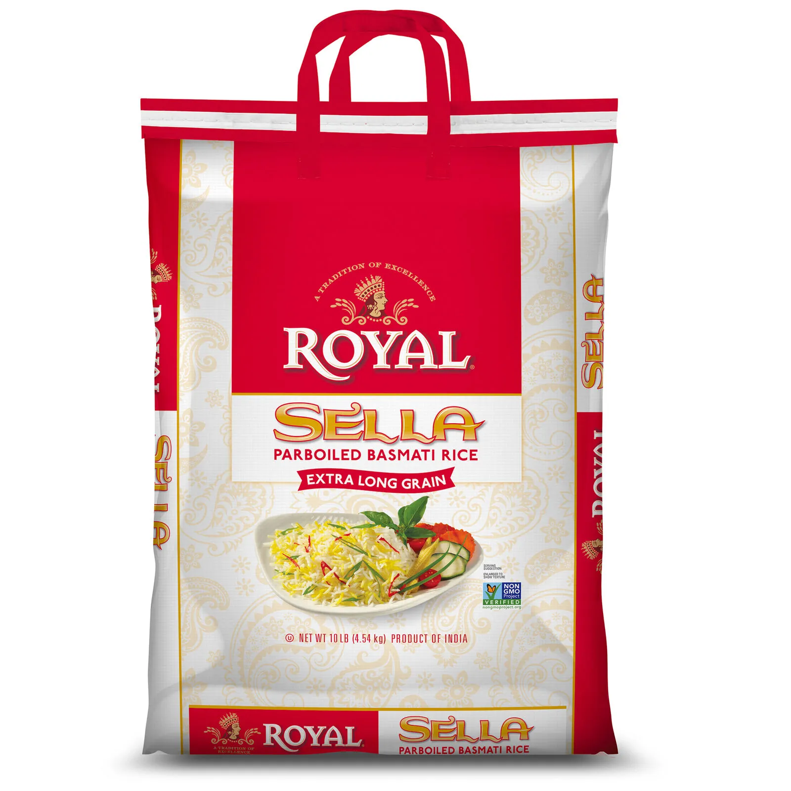 Royal Chef Secret Extra Long Sela Basmati Rice 10 Pound