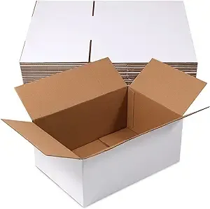 MYSLIMZE 25 Packs 8x6x4 Small Cardboard Shipping Boxes for Mailing, Packing and