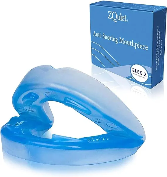 Best Anti Snoring Mouth Guard Device | Effective Anti-Snoring Mouthpiece | Snoring Aid for Quiet Sleep | Comfortable Fit | Zquiet