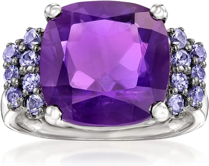 Ross-Simons 5.5ct Amethyst and .4 CTW Tanzanite Ring