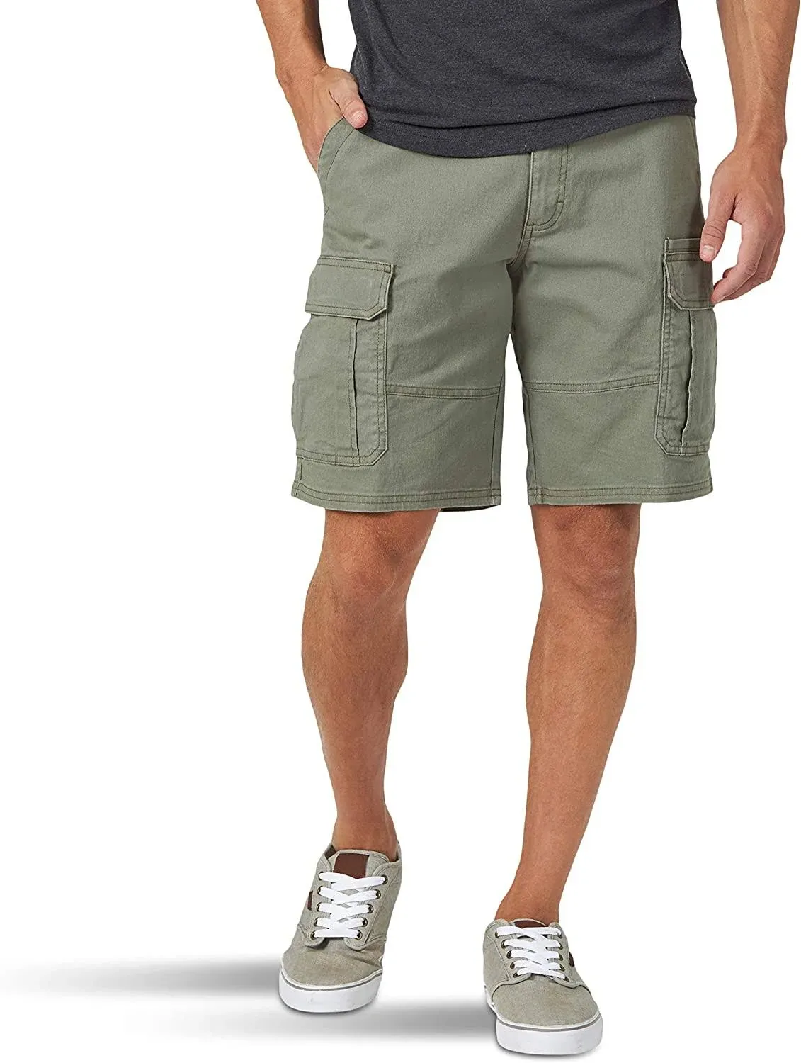 Wrangler Authentics Men&#039;s Stretch Cargo Shorts