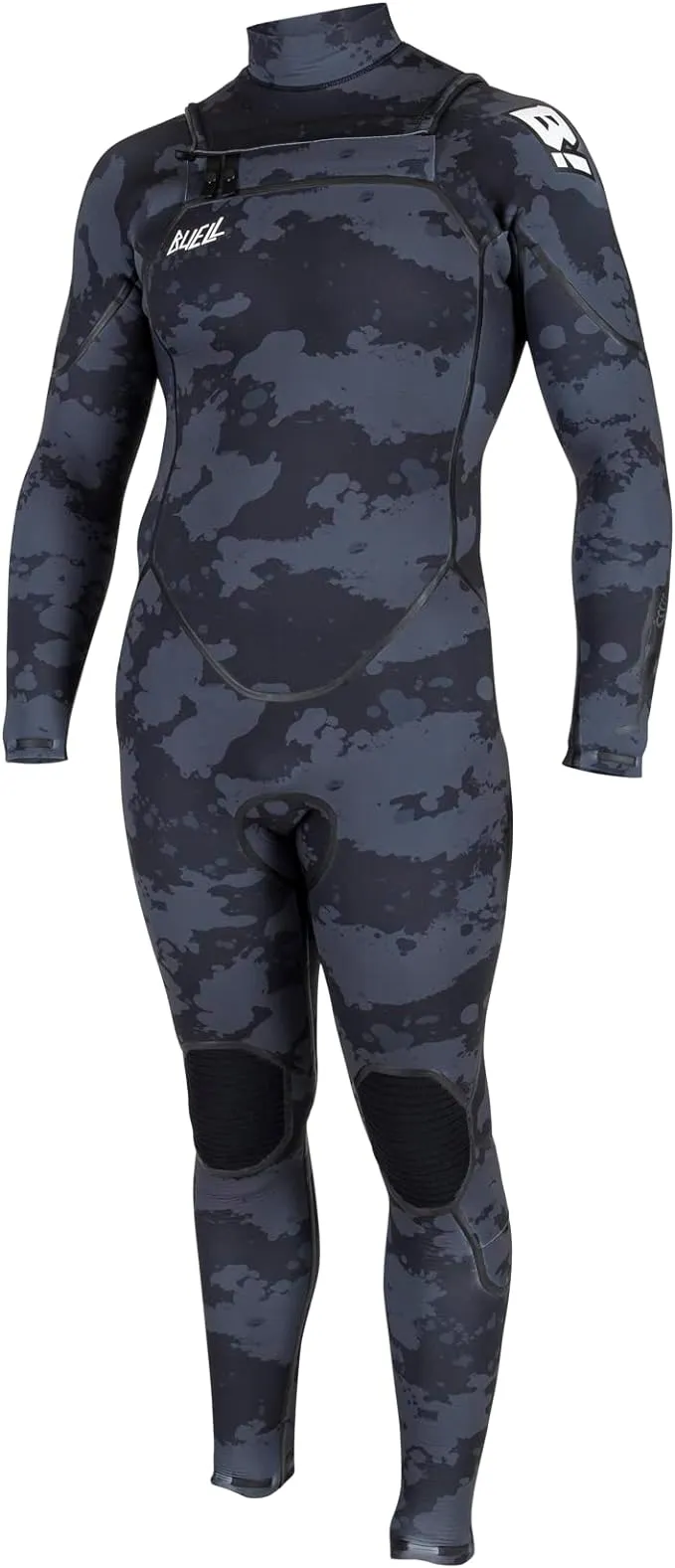 4/3mm Men's Buell RB1 Accelerator C/Z Fullsuit - Black Camo / XL