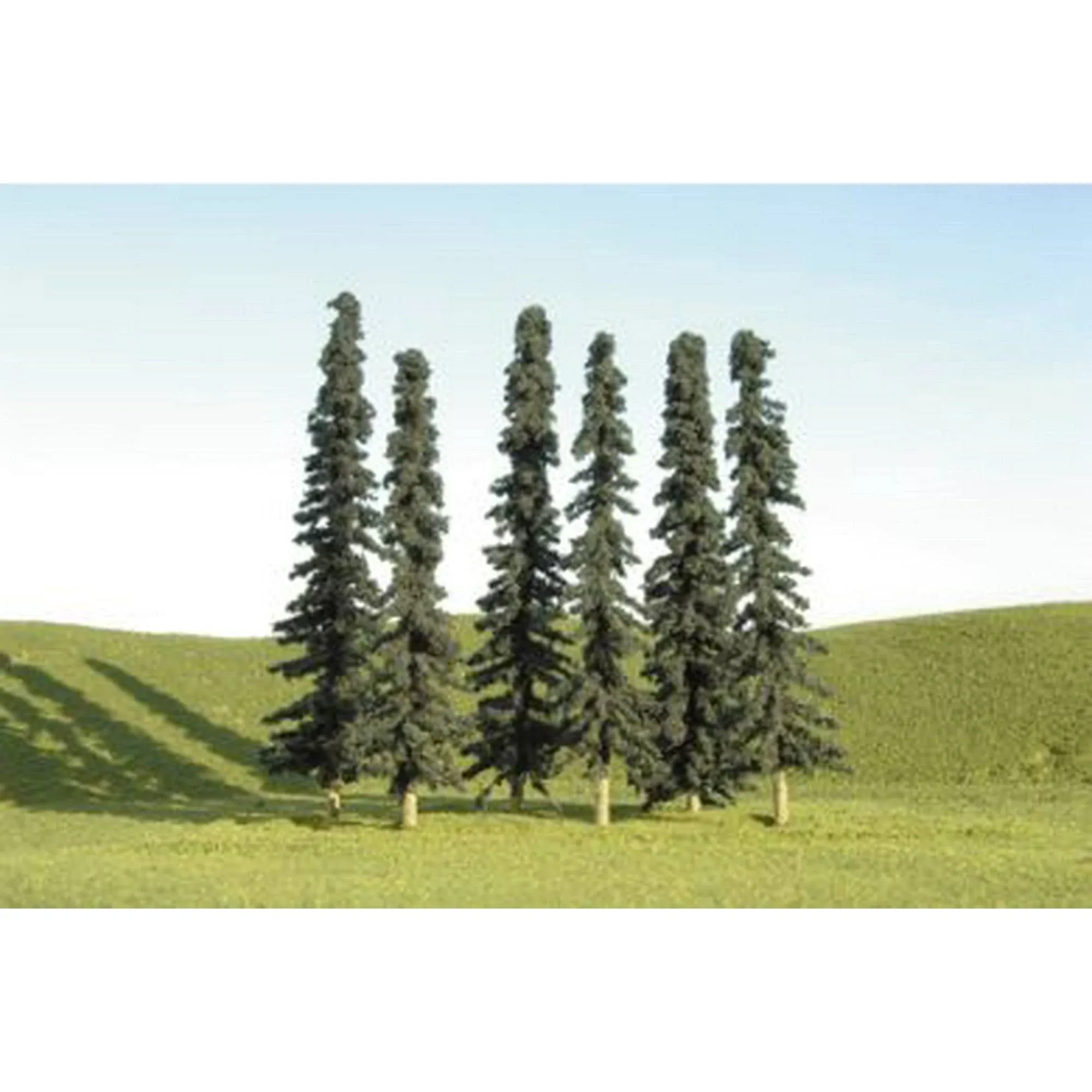 SceneScapes(TM) Layout-Ready Trees -- Conifer Trees 8-10&quot; pkg(3)