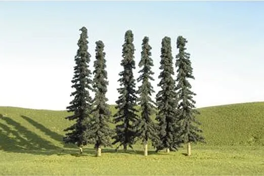 SceneScapes(TM) Layout-Ready Trees -- Conifer Trees 8-10&quot; pkg(3)