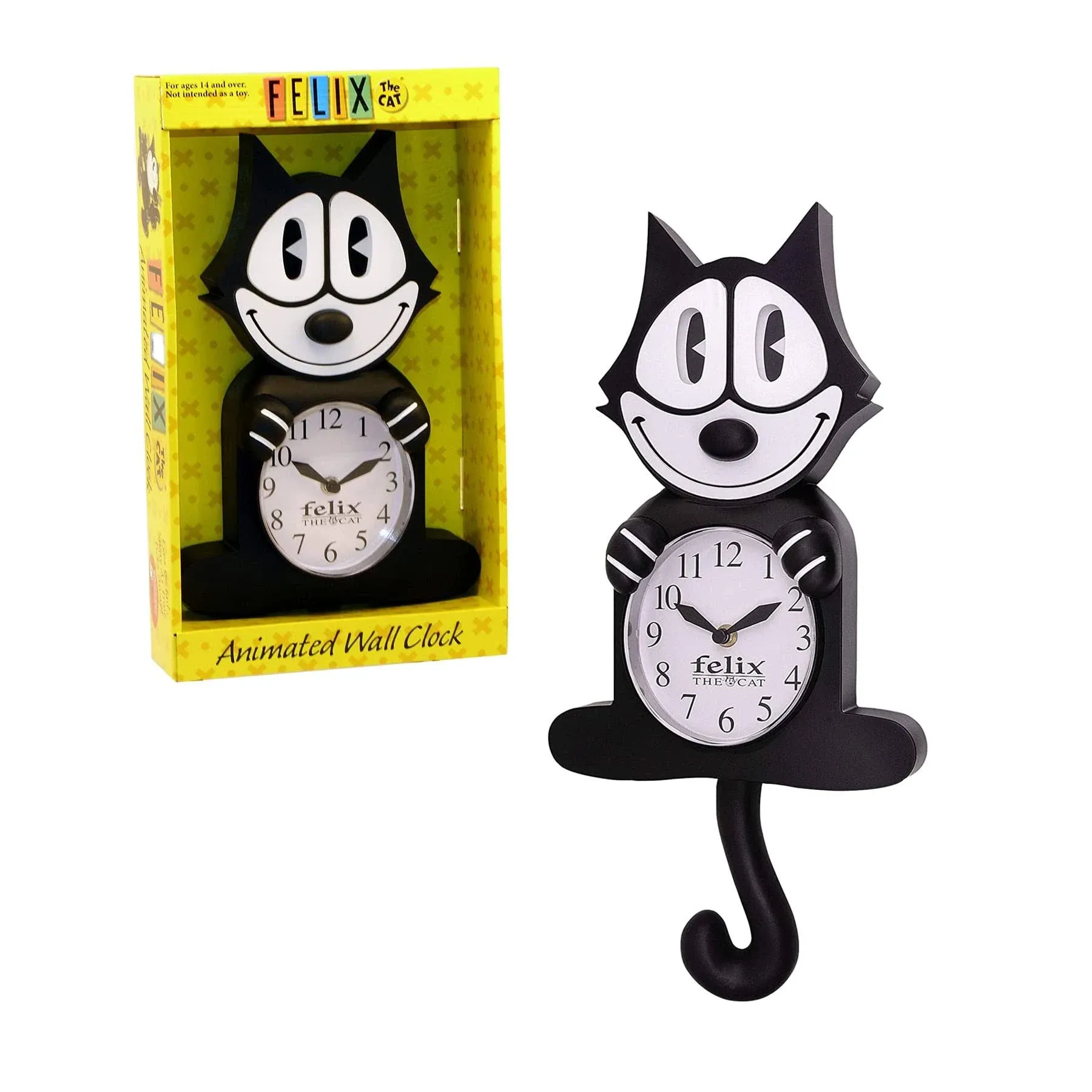 Felix The Cat 3-D Motion Wall Clock