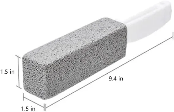 DISIWENE Pumice Cleaning Stone with Handle Toilet Bowl Cleaner Hard Water Ring Remover for Bath/Pool/Kitchen/Household Cleaning(8)