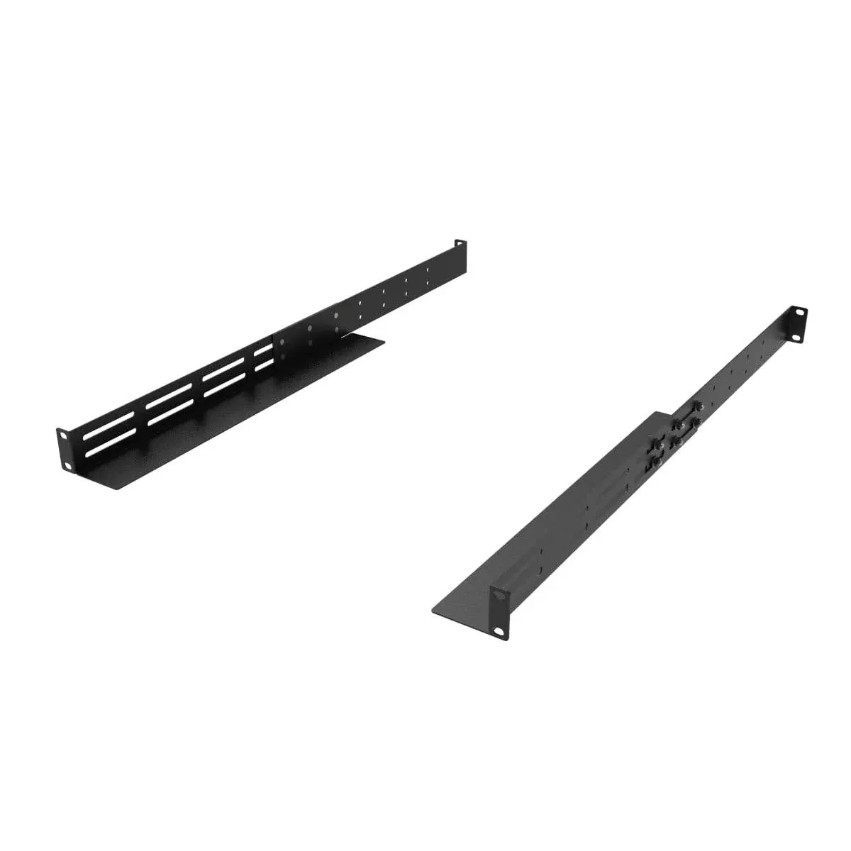 QiaoYoubang 1U Universal Rack Mount Rails- 4-Post Server Rack Shelf Rail 16-2...