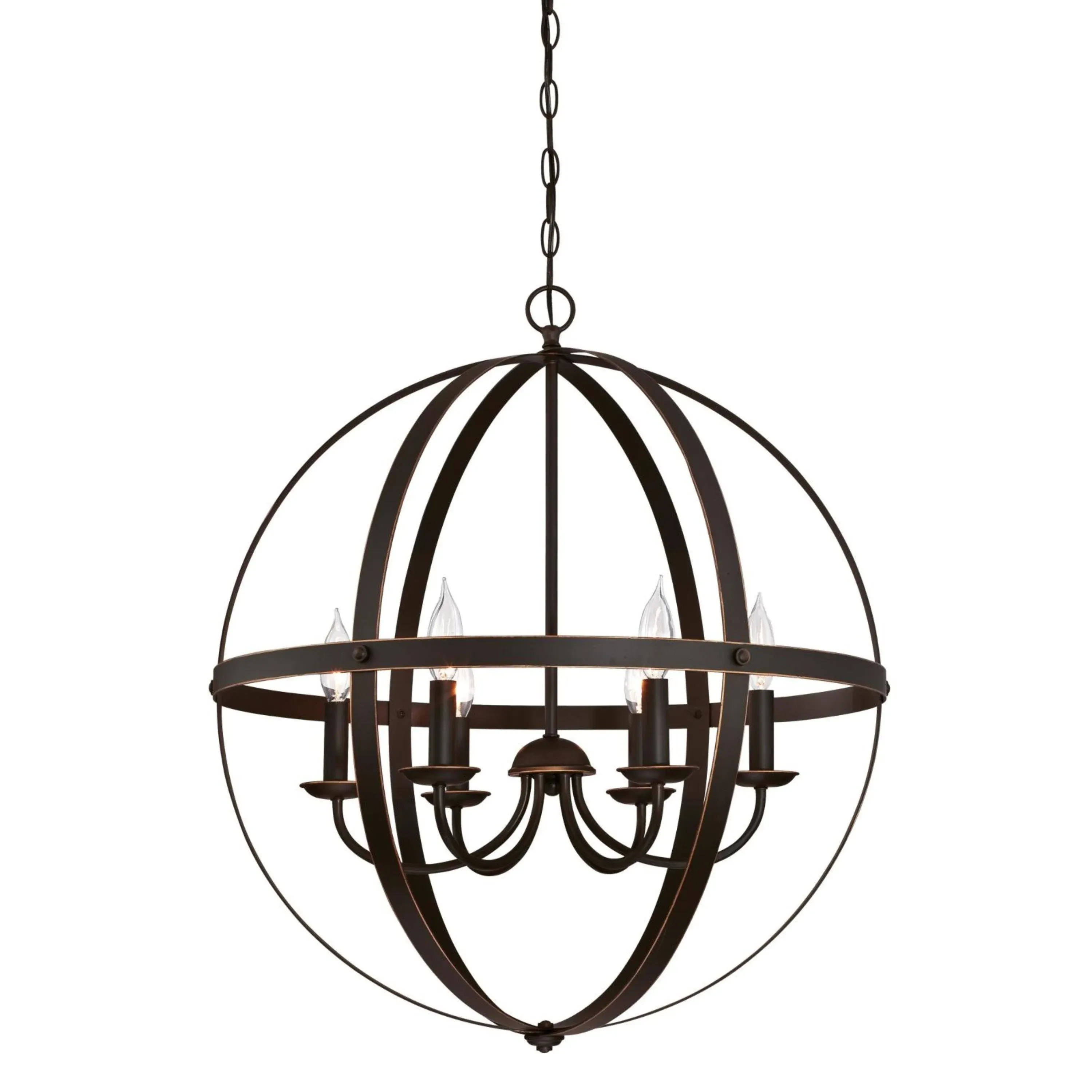 Westinghouse Stella Mira 6-Light Brushed Nickel Chandelier