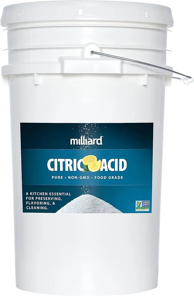 Milliard Citric Acid 100% Pure Food Grade Non-gmo Project Verified