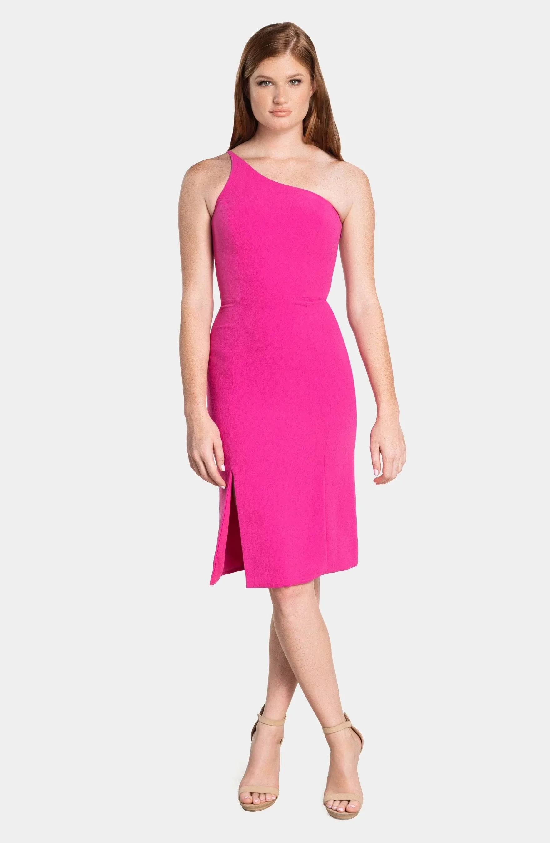 Dress The Population Alexandra Dress, Xs / Bright Fuchsia