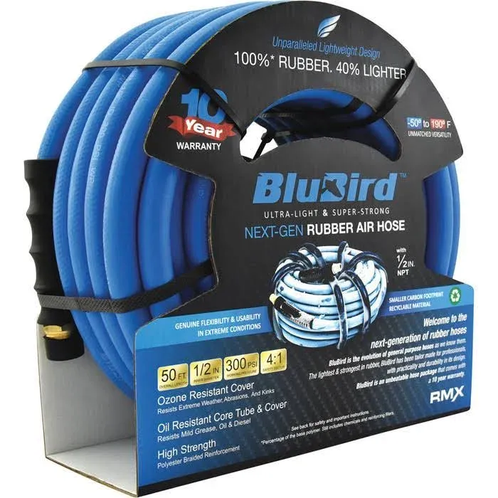 BluBird Air Hose 1/2 in. x 50-ft, BLBBB1250