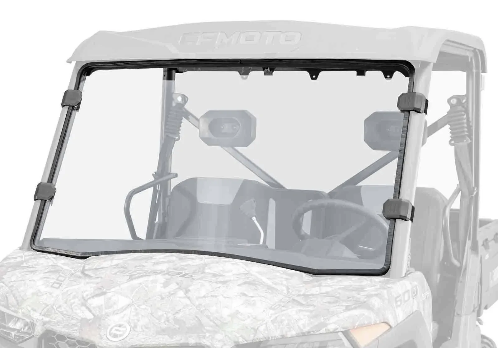 CFMoto UForce 600 Scratch-Resistant Full Windshield | SuperATV