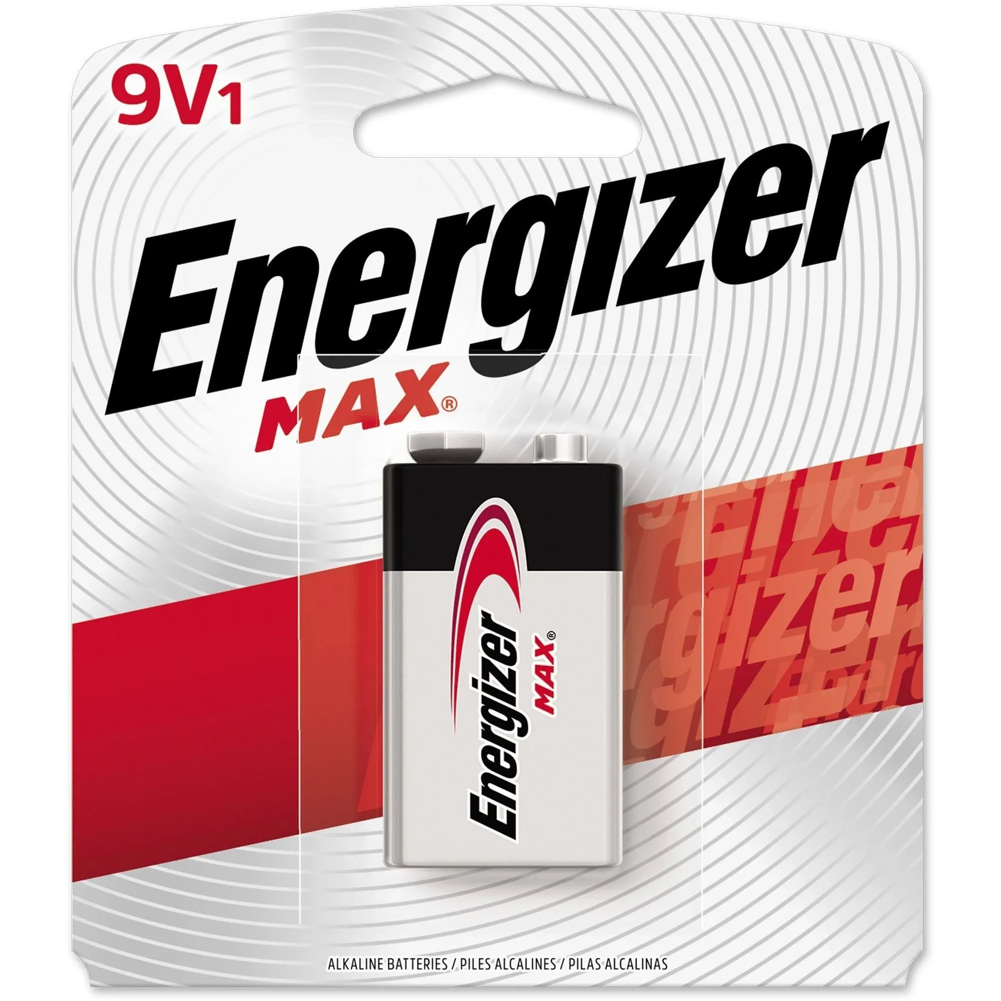 Energizer Max Alkaline 9 Volt Batteries, 1 Pack - 522BP