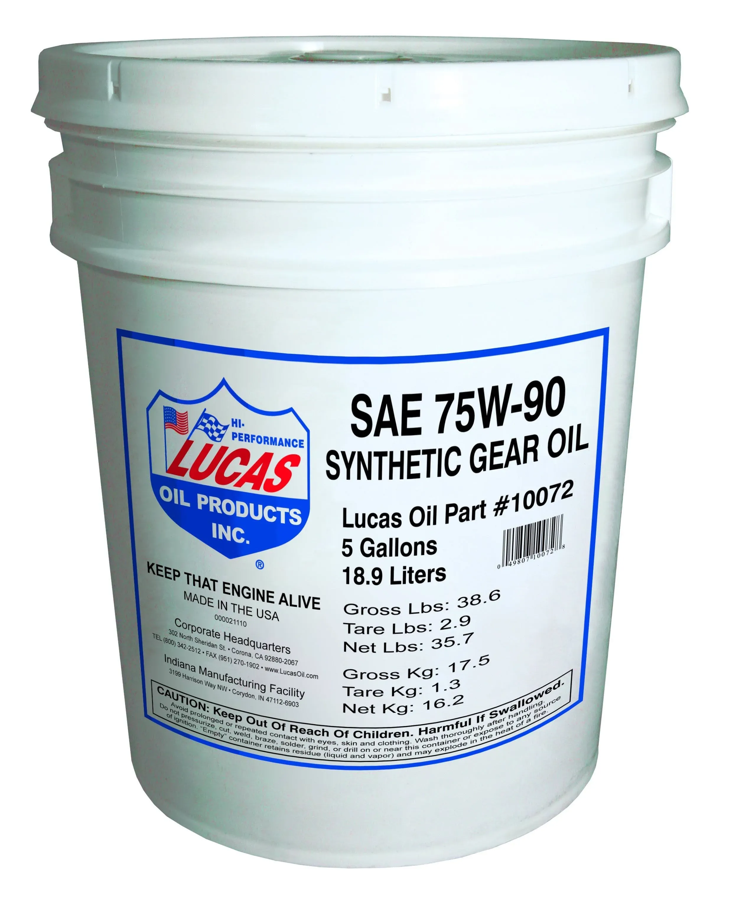 Lucas Pure Synthetic Gear Oil