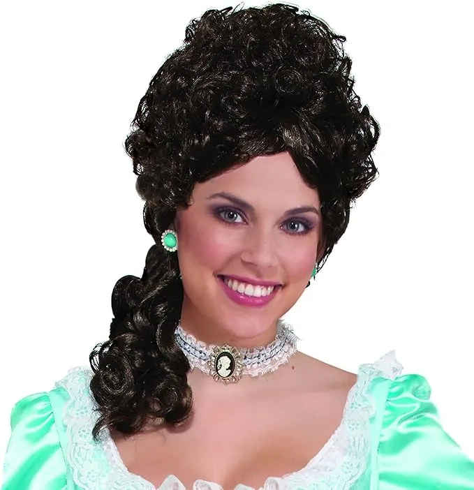 Colonial Lady Wig (Brown)