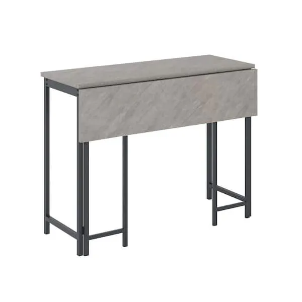 Sauder North Avenue Drop Leaf Table - Faux Concrete