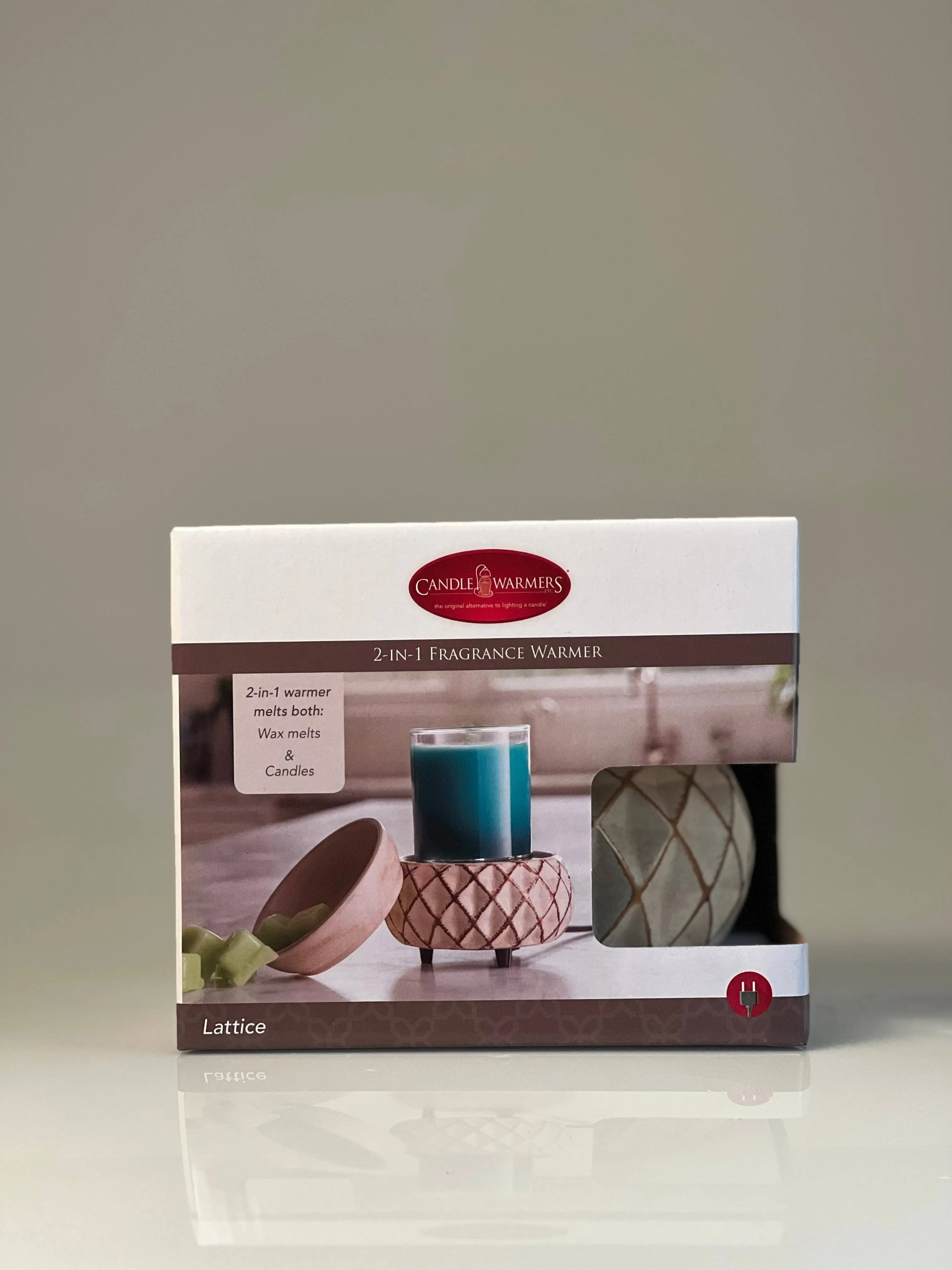 Candle Warmers Lattice 2-in-1 Fragrance Warmer