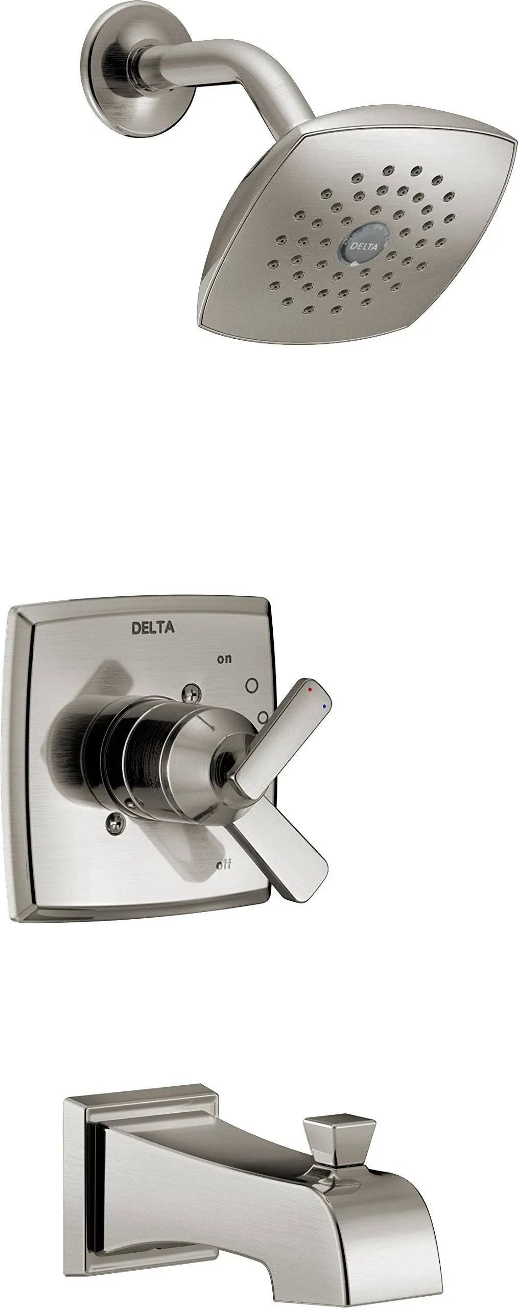 Delta Faucet T17464-Bl Ashlyn Monitor 17 Series Tub and Shower Trim, Matte Black