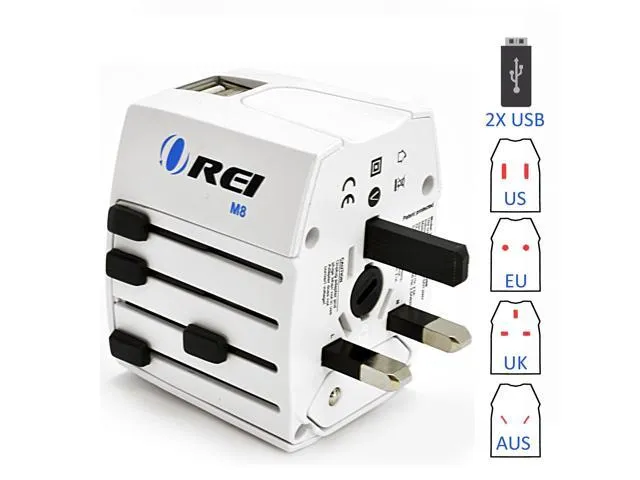 OREI Travel Plug Adapter USB