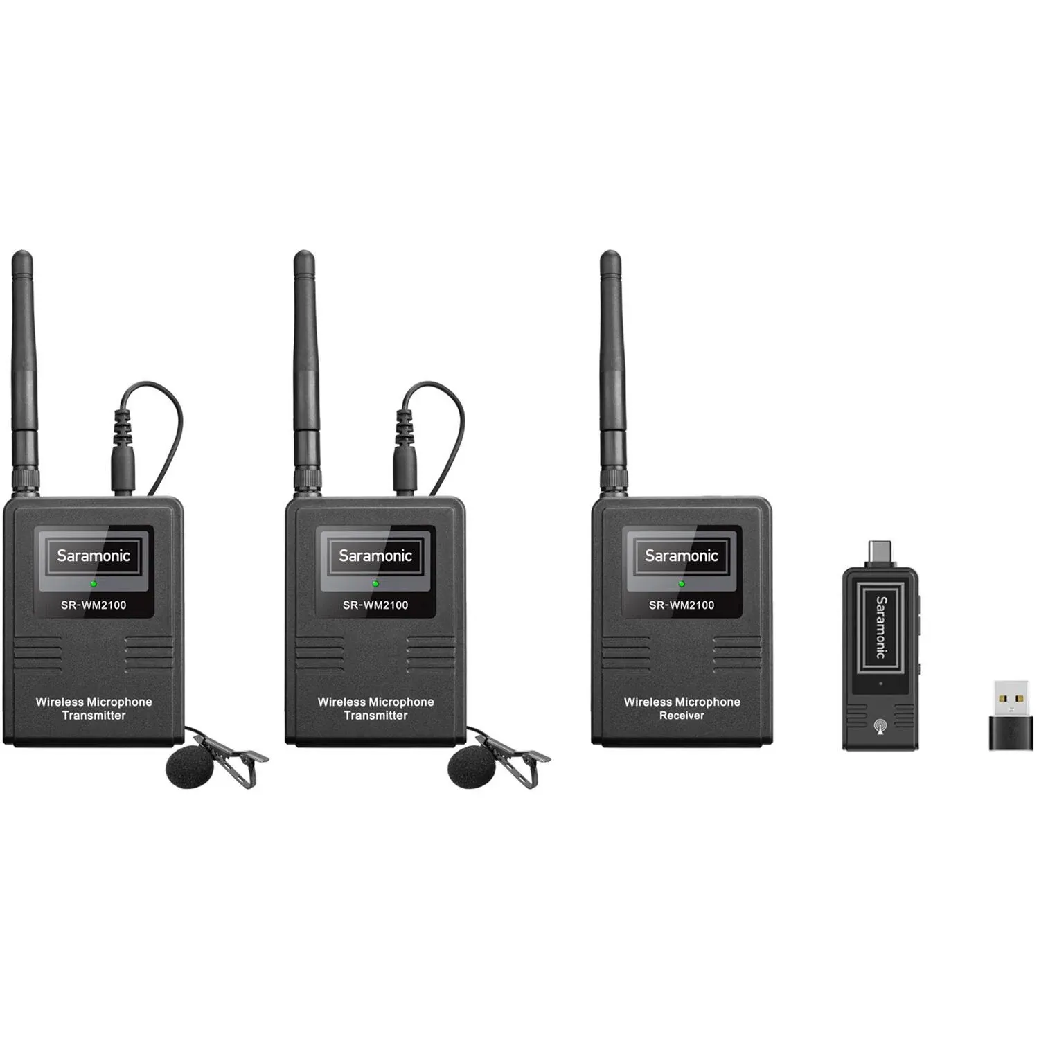 Saramonic SR-WM2100 2-Person Wireless Omni Lavalier Microphone System