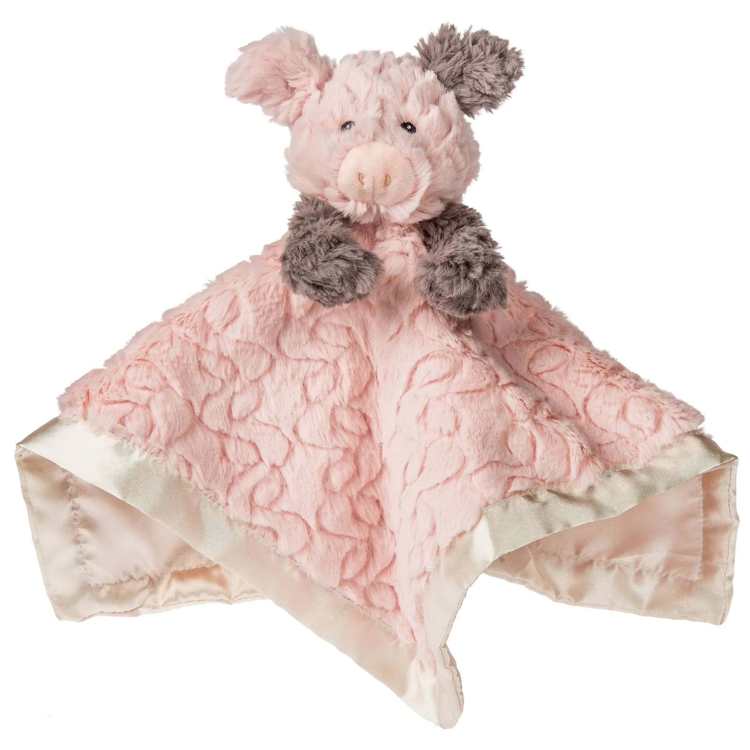 Mary Meyer Pink Pig Lovey Plush Security Blanket Piglet Curly Farm Barn Toy Gift