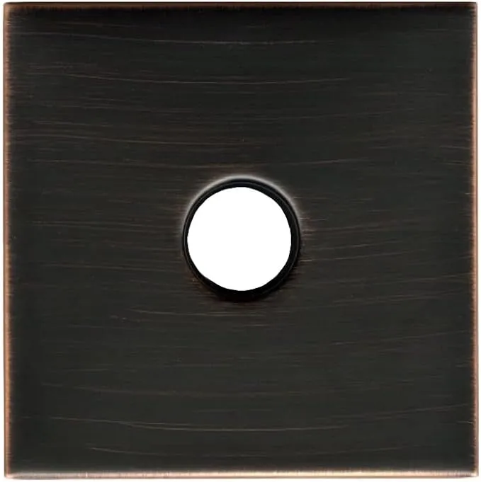 3.5&#034; Square Shower Arm Flange Oil Rubbed Bronze ORB Escutcheon XL Plate\xa0