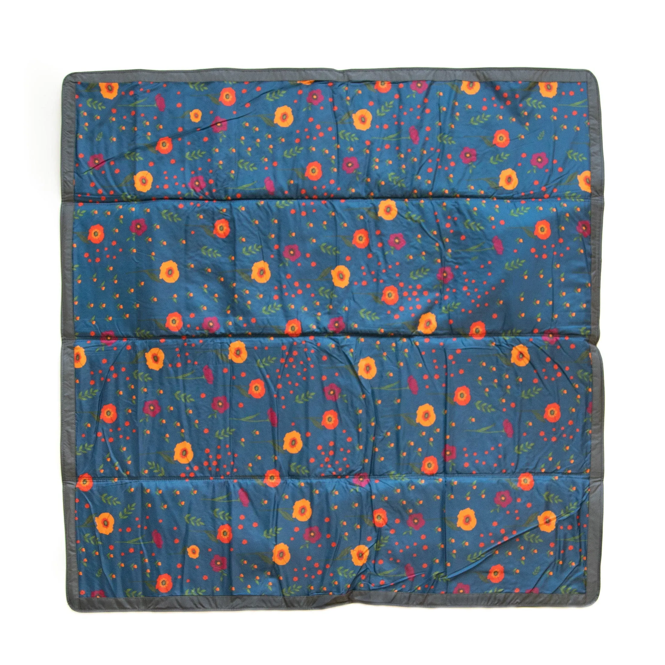 Little Unicorn Outdoor Blanket - Midnight Poppy