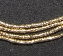 Brass Tiny Heishi Ethiopian Beads