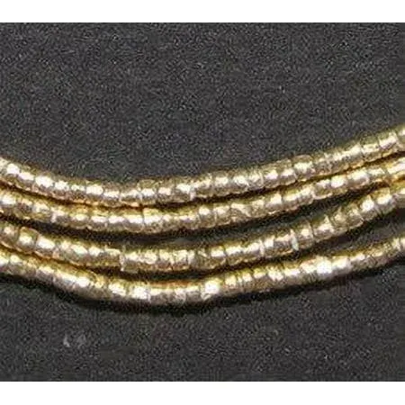 Brass Tiny Heishi Ethiopian Beads