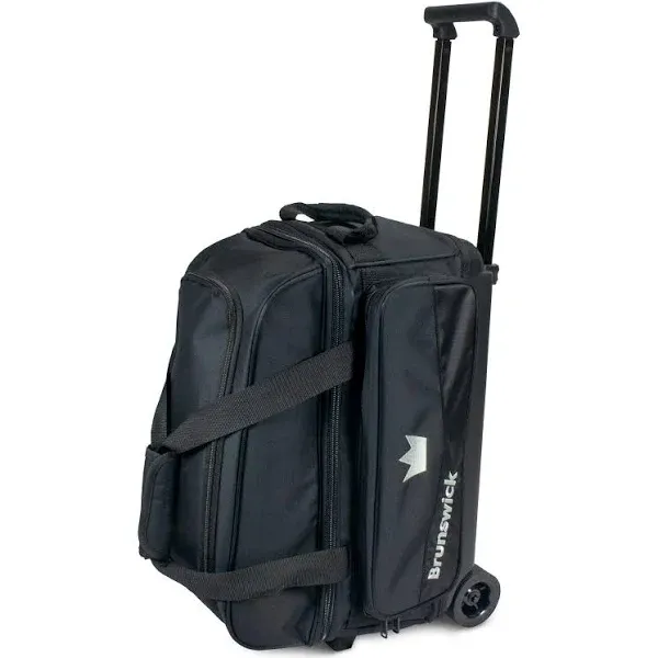 Brunswick Zone Double Roller Black Bowling Bag