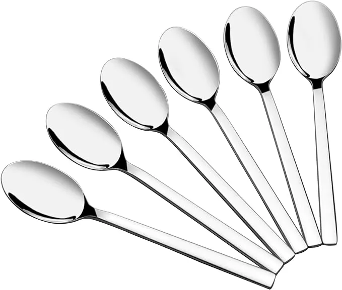 Innouse 12 Pieces Dinner Soup Spoons Stainless Steel Table Spoon R