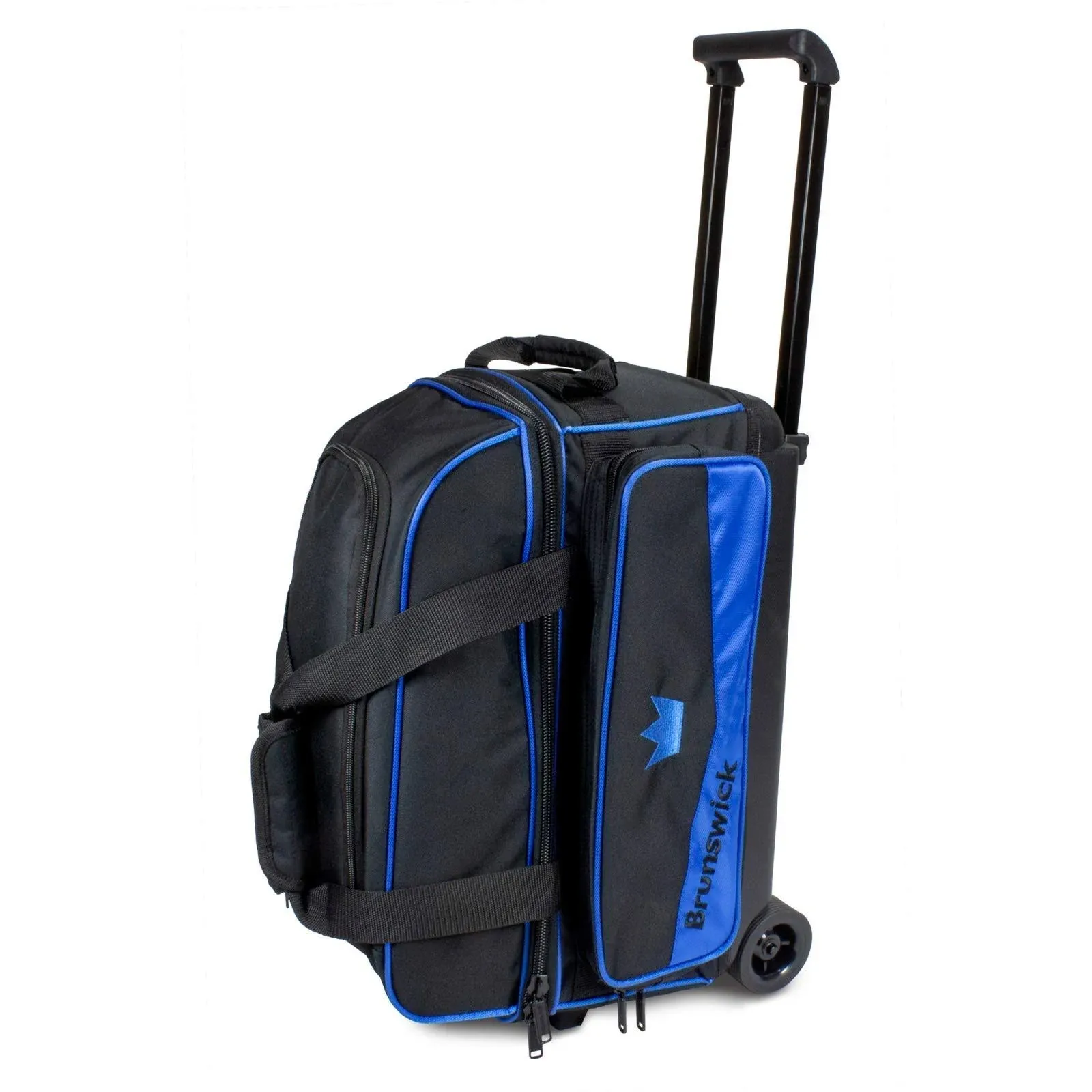 Brunswick Zone Double 2 Ball Roller Royal Blue Bowling Bag