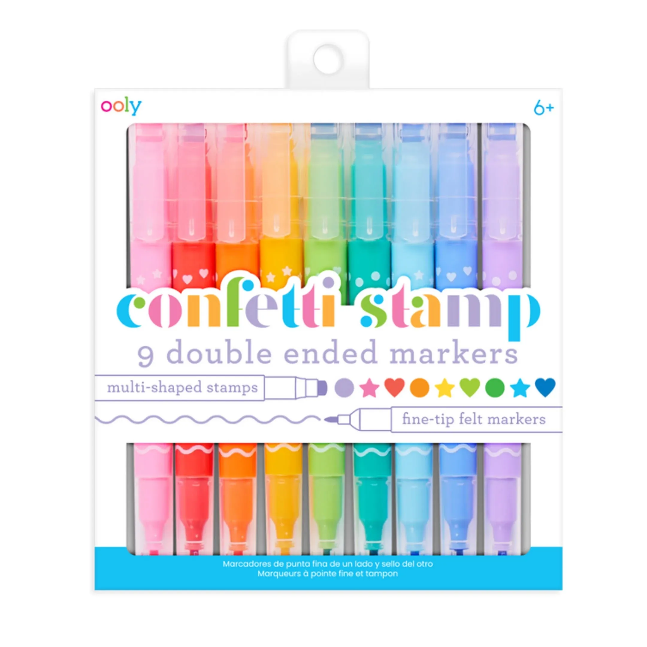 Ooly Confetti Stamp Double Ended Markers