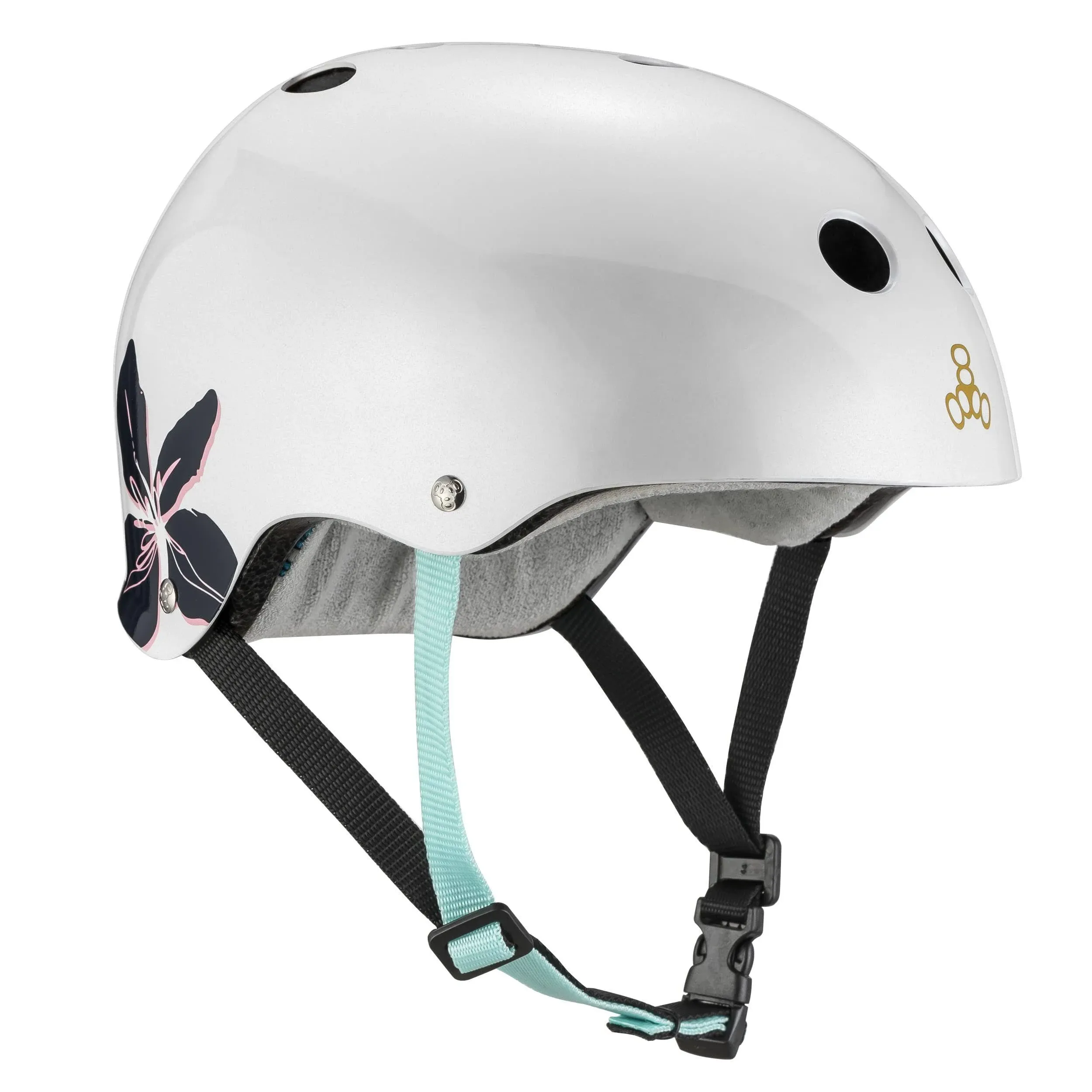 Triple Eight Certified Sweatsaver Helmet - Floral